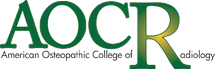 American Osteopathic College of Radiology logo